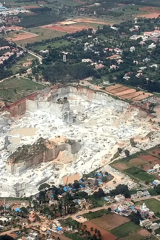 Stock picture: a granite quarry near Bangalore (not our site)